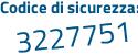 Il Codice di sicurezza è Z poi b9fad5 il tutto attaccato senza spazi