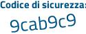 Il Codice di sicurezza è 43 poi 3ZZ2d il tutto attaccato senza spazi