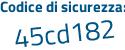 Il Codice di sicurezza è bf poi 37fec il tutto attaccato senza spazi