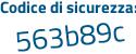Il Codice di sicurezza è f971 poi 2Ze il tutto attaccato senza spazi