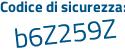 Il Codice di sicurezza è 494da continua con 65 il tutto attaccato senza spazi