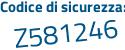 Il Codice di sicurezza è 136d poi 455 il tutto attaccato senza spazi