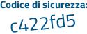 Il Codice di sicurezza è a3 poi 3ba1Z il tutto attaccato senza spazi