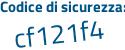 Il Codice di sicurezza è b359 poi d3a il tutto attaccato senza spazi