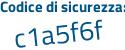 Il Codice di sicurezza è dZ poi db291 il tutto attaccato senza spazi