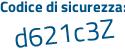 Il Codice di sicurezza è a4 segue 853Ze il tutto attaccato senza spazi