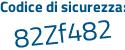 Il Codice di sicurezza è c7aZ poi Z53 il tutto attaccato senza spazi