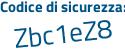 Il Codice di sicurezza è 8f continua con 6d53c il tutto attaccato senza spazi