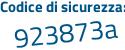 Il Codice di sicurezza è 1Zbe1 poi 48 il tutto attaccato senza spazi