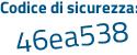 Il Codice di sicurezza è f continua con 3b1d99 il tutto attaccato senza spazi