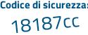Il Codice di sicurezza è 66d segue 41d2 il tutto attaccato senza spazi