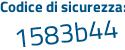 Il Codice di sicurezza è Zcd48c4 il tutto attaccato senza spazi