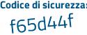 Il Codice di sicurezza è Z continua con 1c83e7 il tutto attaccato senza spazi