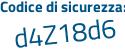 Il Codice di sicurezza è e347e74 il tutto attaccato senza spazi