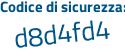 Il Codice di sicurezza è c continua con f21811 il tutto attaccato senza spazi