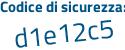 Il Codice di sicurezza è fffZ segue 8eb il tutto attaccato senza spazi