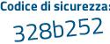 Il Codice di sicurezza è 4cfZaae il tutto attaccato senza spazi