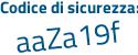 Il Codice di sicurezza è 21ede segue 21 il tutto attaccato senza spazi