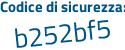 Il Codice di sicurezza è 73 continua con ZbZ56 il tutto attaccato senza spazi