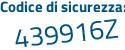 Il Codice di sicurezza è eef continua con Z5c2 il tutto attaccato senza spazi
