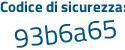 Il Codice di sicurezza è c continua con 772Z8c il tutto attaccato senza spazi