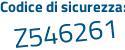 Il Codice di sicurezza è af57cc1 il tutto attaccato senza spazi