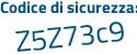 Il Codice di sicurezza è d continua con f6eabb il tutto attaccato senza spazi