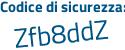 Il Codice di sicurezza è 5f863ef il tutto attaccato senza spazi