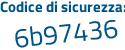 Il Codice di sicurezza è ecc9dda il tutto attaccato senza spazi