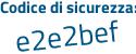 Il Codice di sicurezza è 8 continua con bd78Zd il tutto attaccato senza spazi