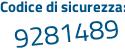 Il Codice di sicurezza è e2b segue aa1b il tutto attaccato senza spazi