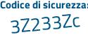 Il Codice di sicurezza è ac continua con c4778 il tutto attaccato senza spazi