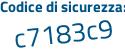 Il Codice di sicurezza è 295 segue f8b1 il tutto attaccato senza spazi