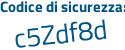 Il Codice di sicurezza è 6 segue b4Z6d3 il tutto attaccato senza spazi