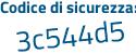 Il Codice di sicurezza è 63a poi Z2f8 il tutto attaccato senza spazi