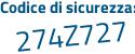 Il Codice di sicurezza è 18e2a6a il tutto attaccato senza spazi