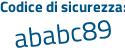 Il Codice di sicurezza è 83d5 continua con 3eZ il tutto attaccato senza spazi