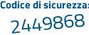 Il Codice di sicurezza è cd8 continua con c534 il tutto attaccato senza spazi