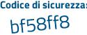 Il Codice di sicurezza è Z poi 6b4c64 il tutto attaccato senza spazi