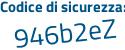 Il Codice di sicurezza è 921 continua con 7d91 il tutto attaccato senza spazi