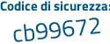 Il Codice di sicurezza è 58 poi 2de1c il tutto attaccato senza spazi