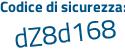 Il Codice di sicurezza è fZ segue Z396e il tutto attaccato senza spazi
