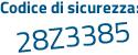 Il Codice di sicurezza è 8919 continua con 516 il tutto attaccato senza spazi