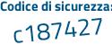Il Codice di sicurezza è 2c8f continua con Z95 il tutto attaccato senza spazi