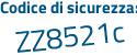 Il Codice di sicurezza è f2bbd poi 51 il tutto attaccato senza spazi