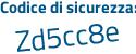 Il Codice di sicurezza è f1 poi ZZf15 il tutto attaccato senza spazi