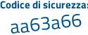 Il Codice di sicurezza è d6 poi 1e7d3 il tutto attaccato senza spazi