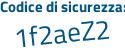 Il Codice di sicurezza è 41Z59 continua con 53 il tutto attaccato senza spazi
