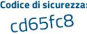 Il Codice di sicurezza è 87Z5e continua con 29 il tutto attaccato senza spazi
