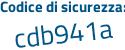 Il Codice di sicurezza è 9ac continua con 63be il tutto attaccato senza spazi